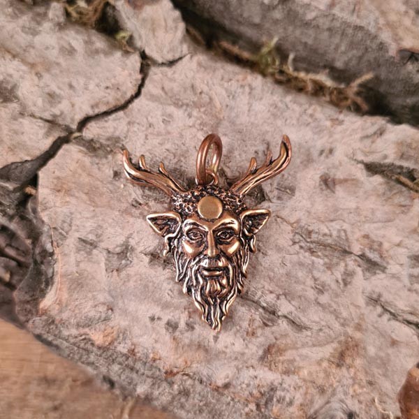 Kelten Amulett Cernunnos aus Bronze