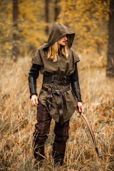 Waldläufertunika mit Kapuze