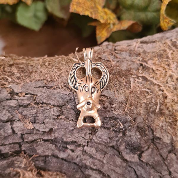 Amulett Odin von Ribe aus Bronze - Replik