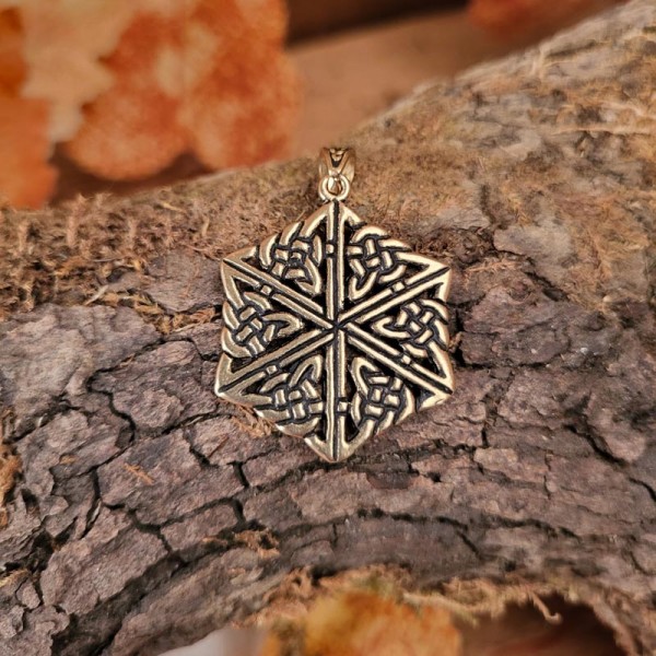 LARP Amulett Zwergenkrieger aus Bronze