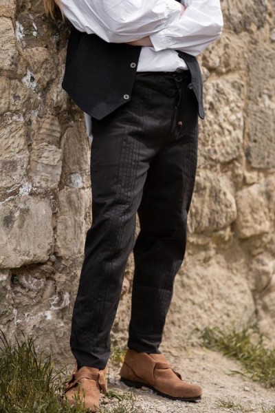 Mittelalterhose Edelmann schwarz