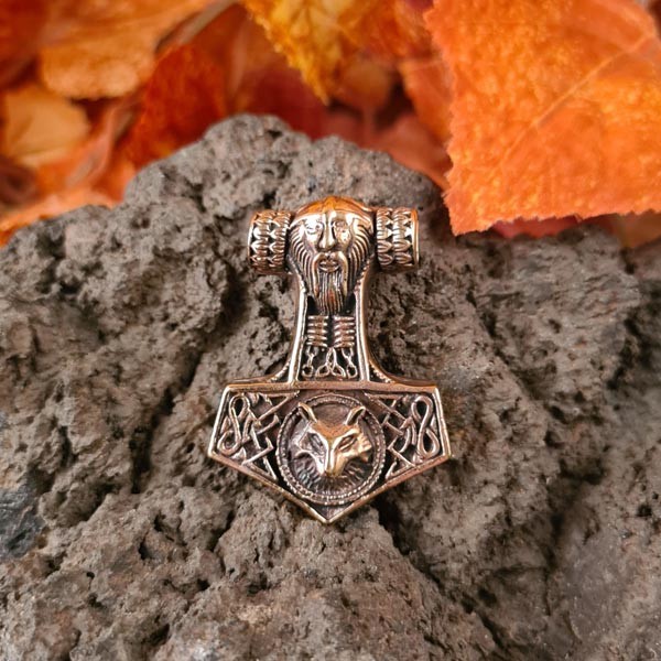 Amulett Thorshammer Nordmann aus Bronze