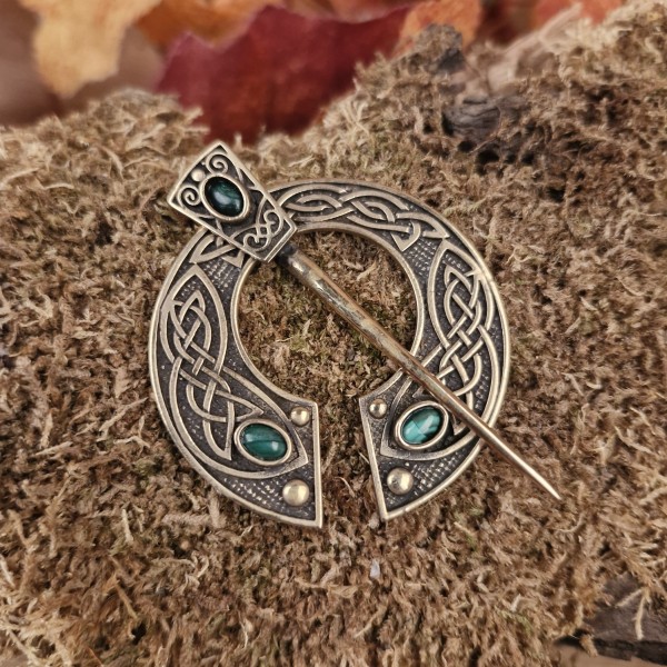 LARP Fibel mit Steinen aus Bronze