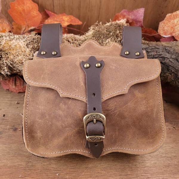 LARP Elben Ledertasche braun