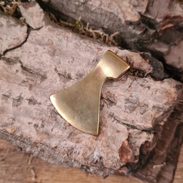 Wikinger Anhänger Axtkopf aus Bronze
