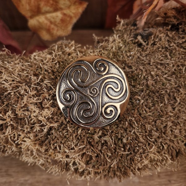 LARP Bronzebrosche Triskele