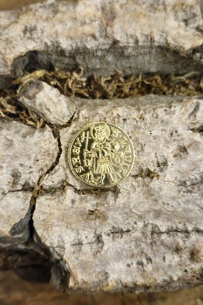 Golddukaten Matthias Corvinus - Replik aus Messing