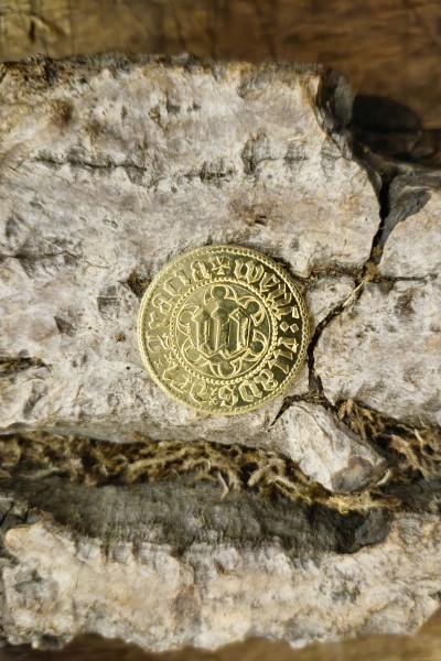 Golddukaten Wenzels IV. - Replik aus Messing