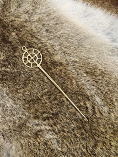 Gewandnadel "Radnadel" aus der Bronzezeit - Replik