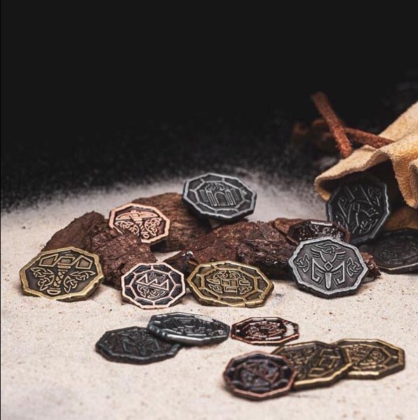 LARP Münzen Set Altzwergisch