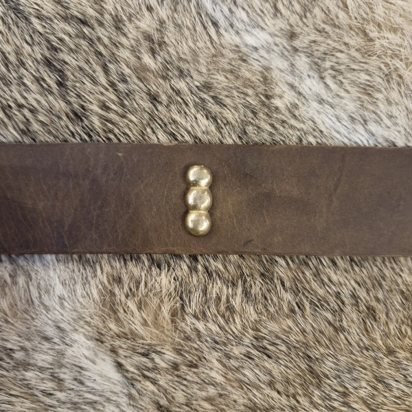 Spätmittelalter Zierniet Gürteltrenner aus Messing