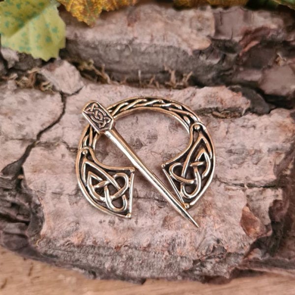 Kelten Fibel Arthos aus Bronze
