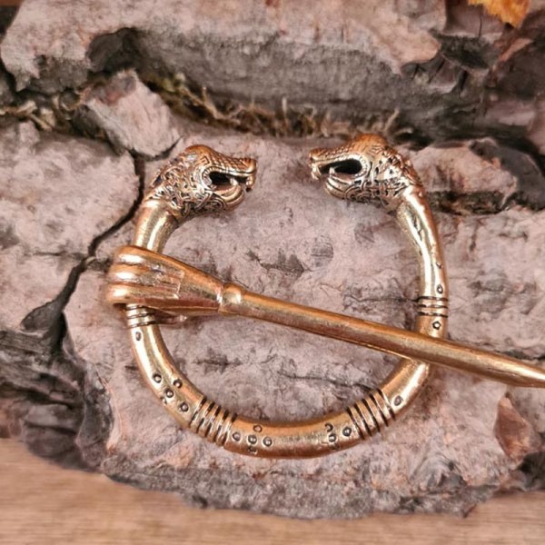 Wikinger Fibel Oseberg aus Bronze - Einzelstück