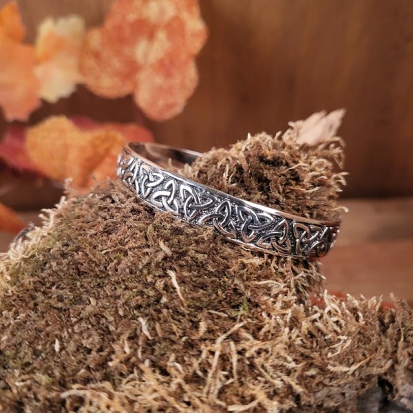 Kelten Armreif Triskel aus Silber