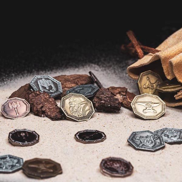 LARP Münzen Set Zwerge