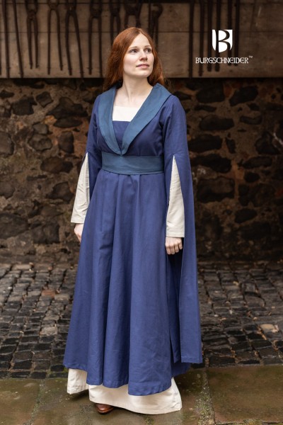Renaissance Kleid Agnes von Burgschneider blau