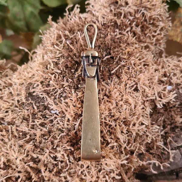 Slawen Amulett Swiatowid aus Bronze