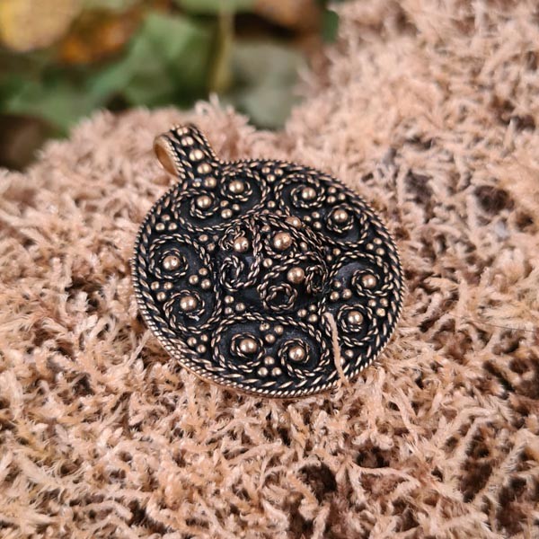 Slawen Amulett Stora Ryk aus Bronze - Replik