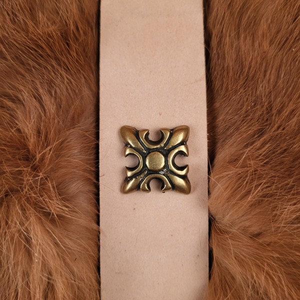 Renaissance Zierniet Lilie für 3 cm Riemen