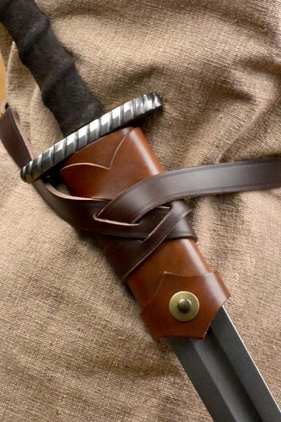 Wikinger Schwertgürtel Björn aus Leder