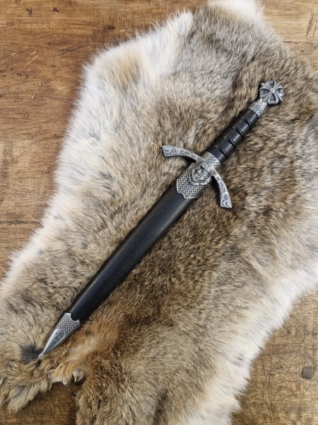 Ritterdolch mit Lilienknauf - Dekoration