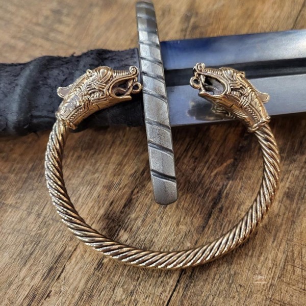 Wikinger Armreif Haithabu aus Bronze