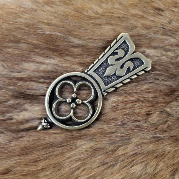 Spätmittelalter Riemenendstück für 2 cm Gürtel