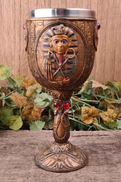 Ägyptische Kelch Tutanchamun - handbemalt