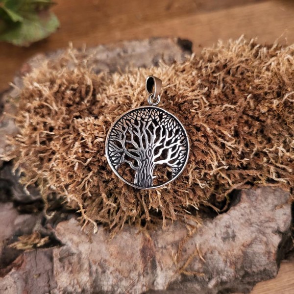 Amulett Keltische Eiche aus Silber