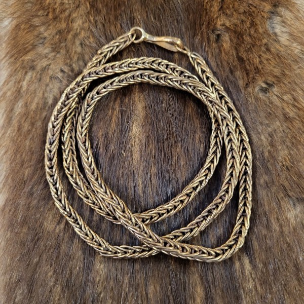 Wikinger Kette aus Bronze 65 cm