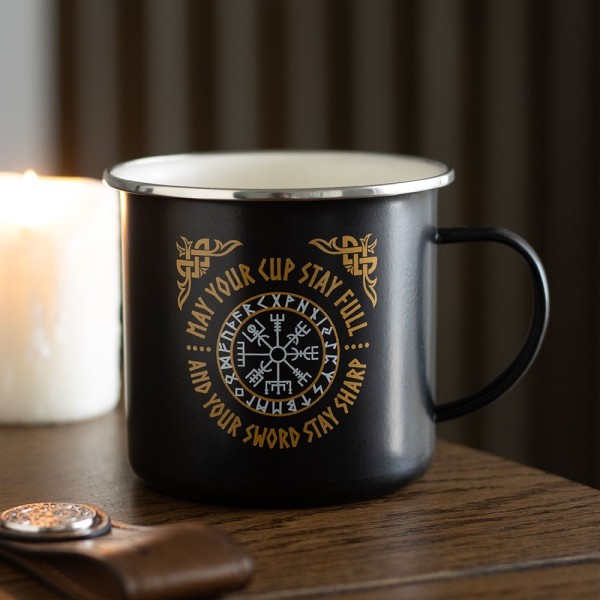Vegvisir Emaille Tasse