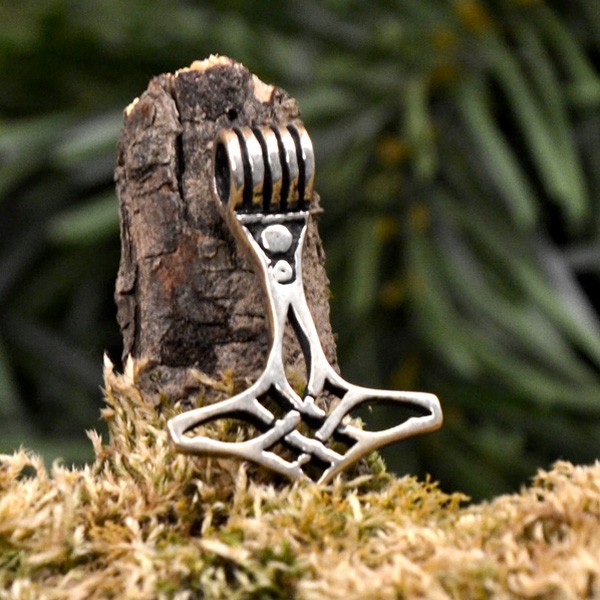 Wikinger Thorshammer Thrain aus Silber