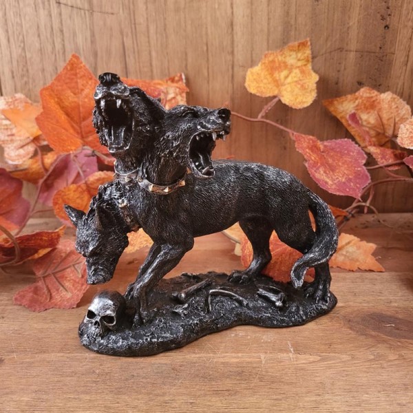 Cerberus der dreiköpfiger Höllenhund - handbemalt