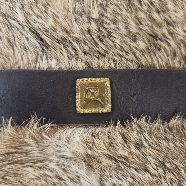 Spätmittelalter Zierniet Pyramide aus Messing