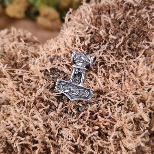 Amulett Thorshammer Björn aus Silber