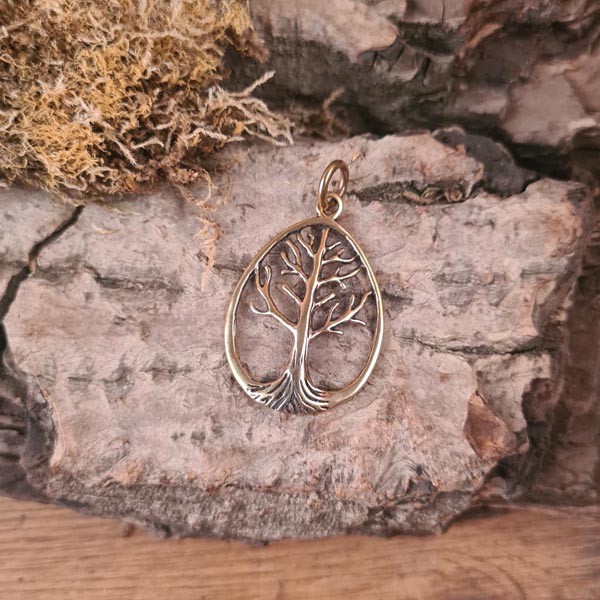 Amulett Baum des Lebens aus Bronze