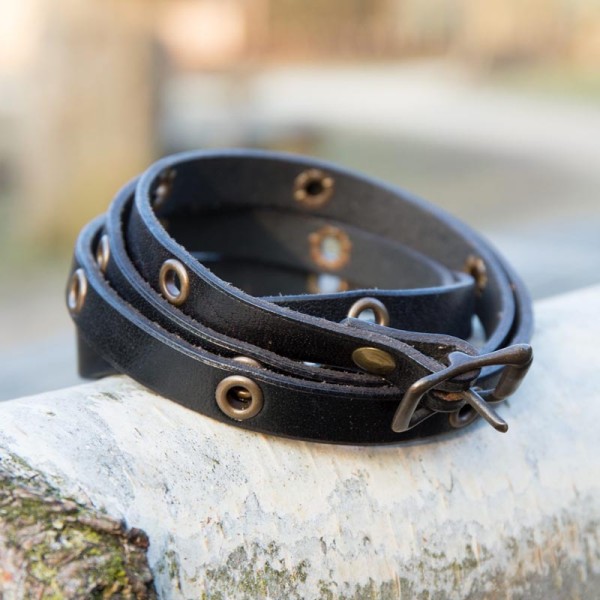 LARP Wickelarmband aus Leder