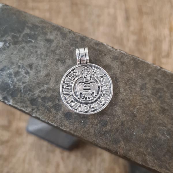 Wikinger Halsschmuck Raven Penny aus Silber