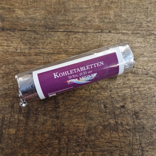 Kohletabletten 3,3 cm 10 Stück zum Räuchern
