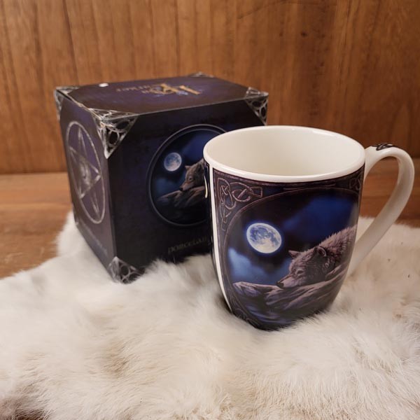 Lisa Parker Porzellan Tasse Wolf