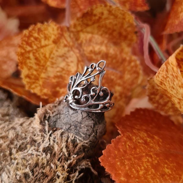 Ring Elfenflügel aus Silber