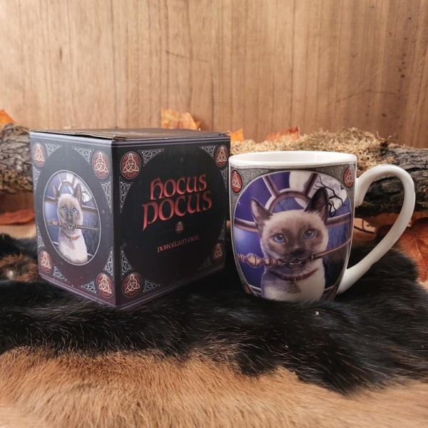 Lisa Parker Hokuspokus Katze Tasse aus Porzellan