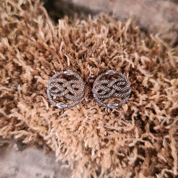 Schlangen Ohrstecker Auryn aus Silber