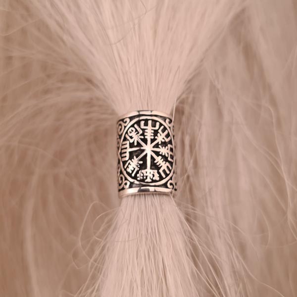 Asatru Bart & Haarperle Vegvisir aus Silber