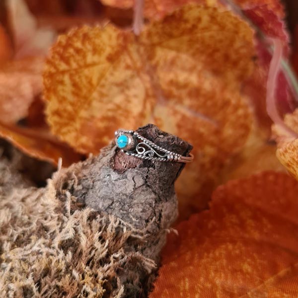 Silberring mit Türkis