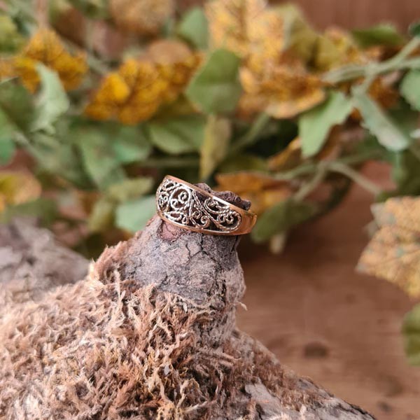 Mittelalter Ring Isabelle aus Bronze