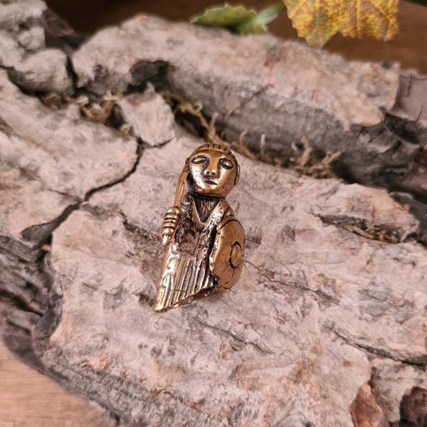 Amulett Wikinger Walküre aus Bronze - Replik