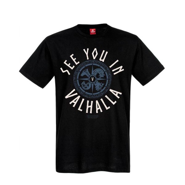 Vikings Valhalla T-Shirt See You In Valhalla schwarz
