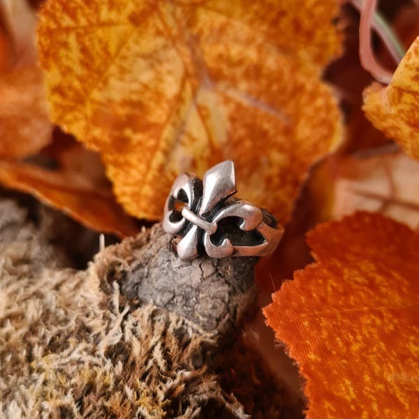 Silberring Fleur de Lis