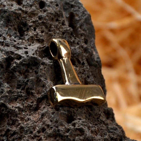 Wikinger Thorhammer Sejro aus Bronze - Replik